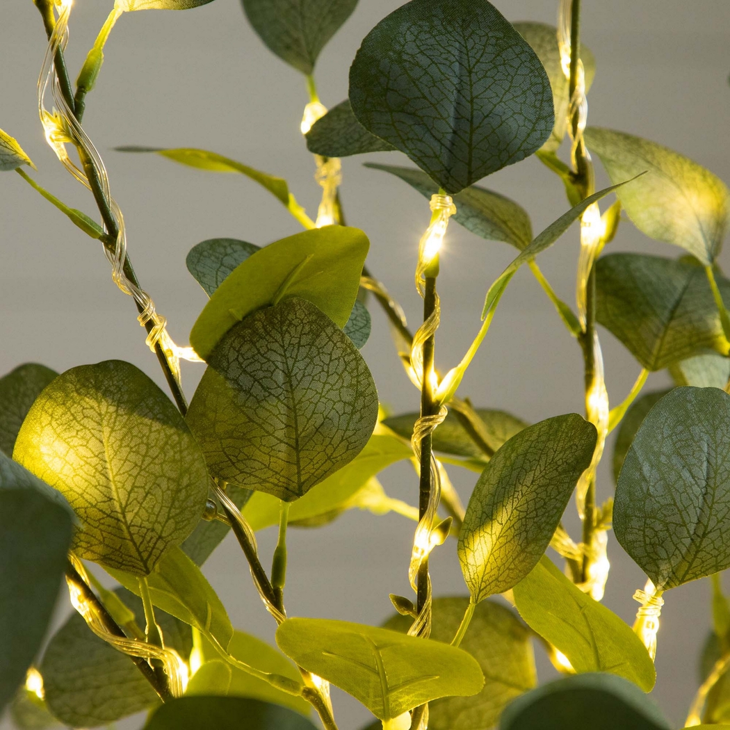 Piowar III Green Silk Tree with Lights - Thumbnail - Image 4