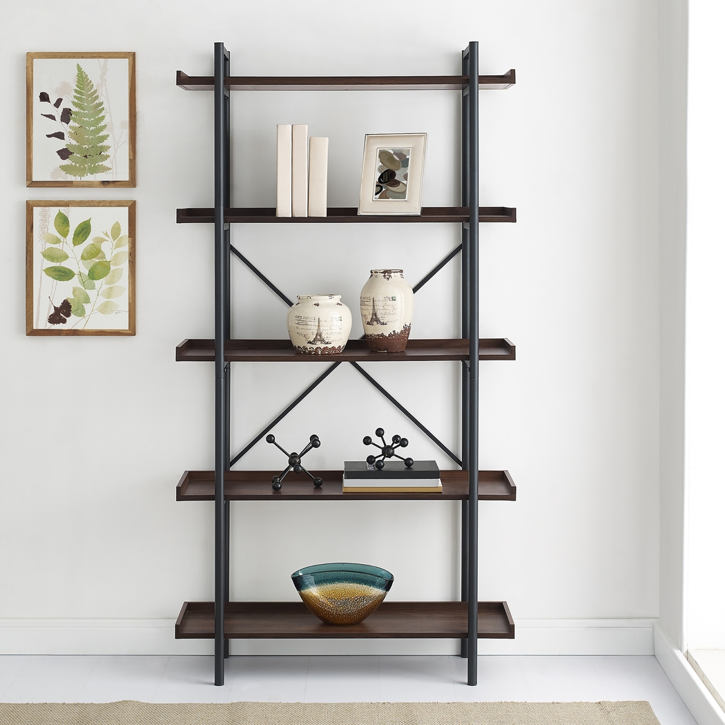 Piper Walnut Bookcase - Thumbnail - Image 3