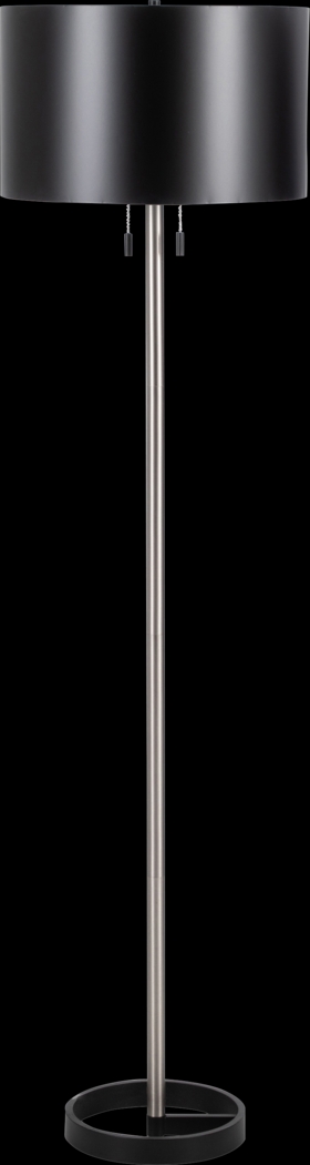 Piperhill Black Floor Lamp - Thumbnail - Image 4