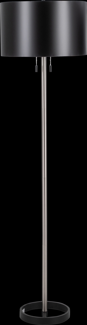 Piperhill Black Floor Lamp - Thumbnail - Image 6