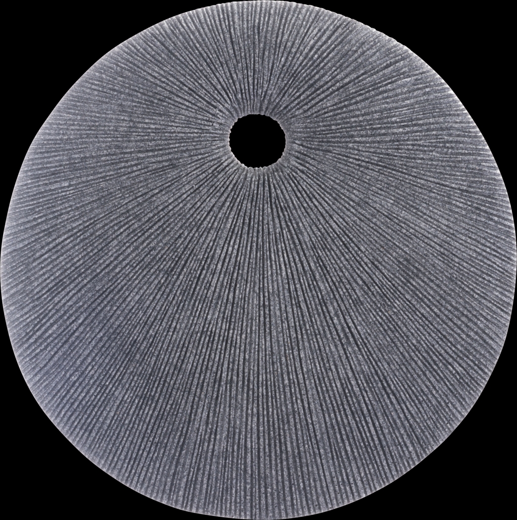 Piperita Gray Small Outdoor Round Eye Plaque - Thumbnail - Image 2