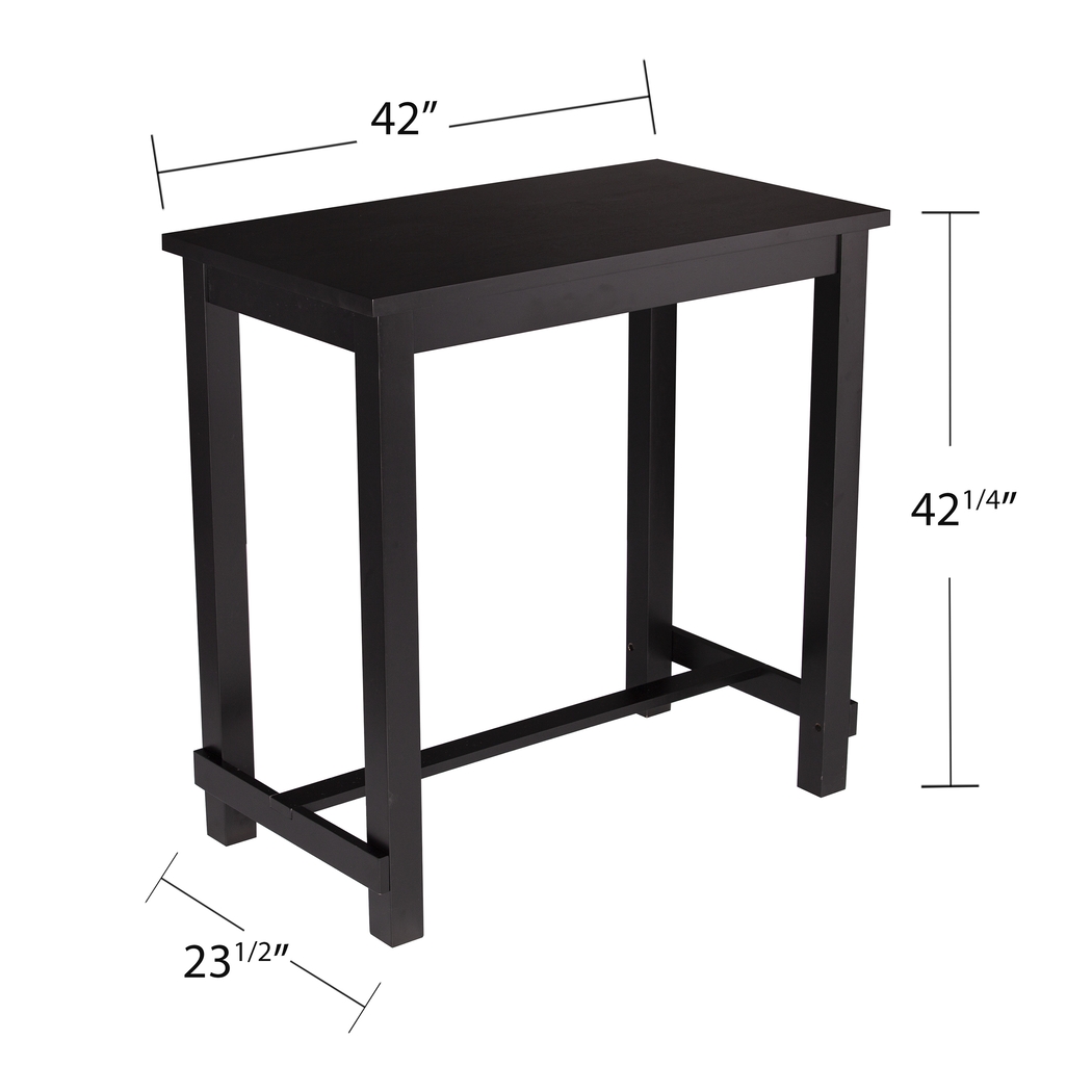 Piperland Black Bar Height Dining Table - Thumbnail - Image 4