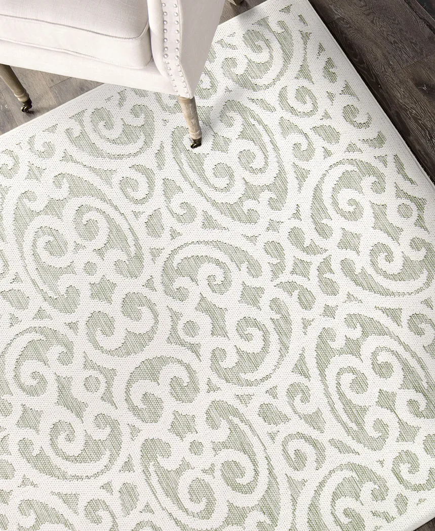 Piperton Green 5'3 x 7'6 Rug - Thumbnail - Image 2