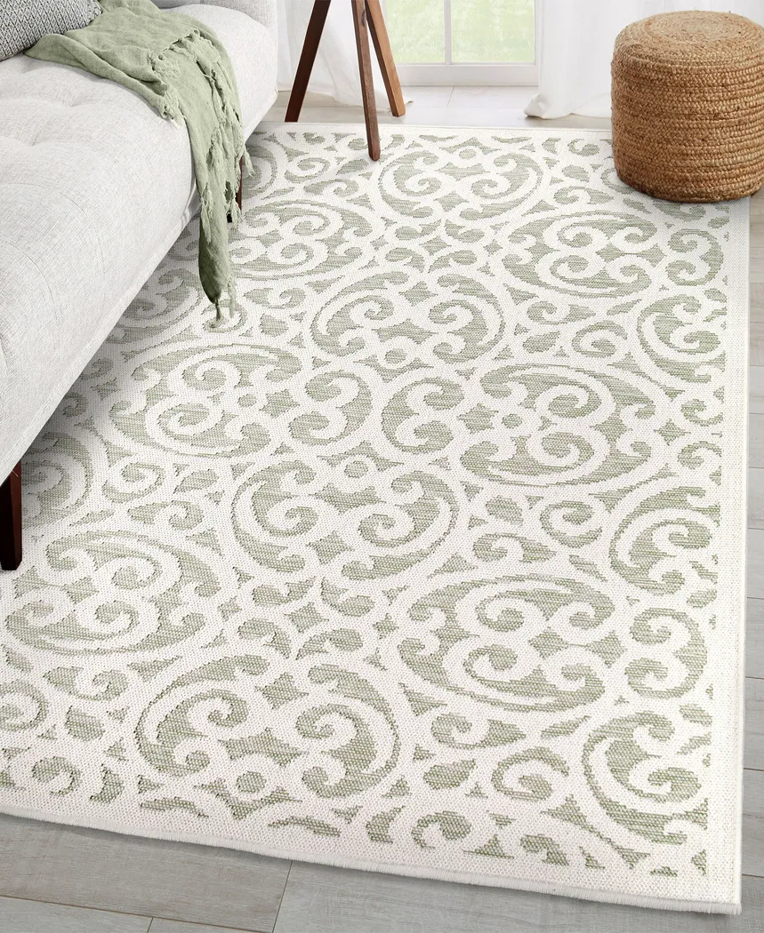 Piperton Green 5'3 x 7'6 Rug - Thumbnail - Image 8