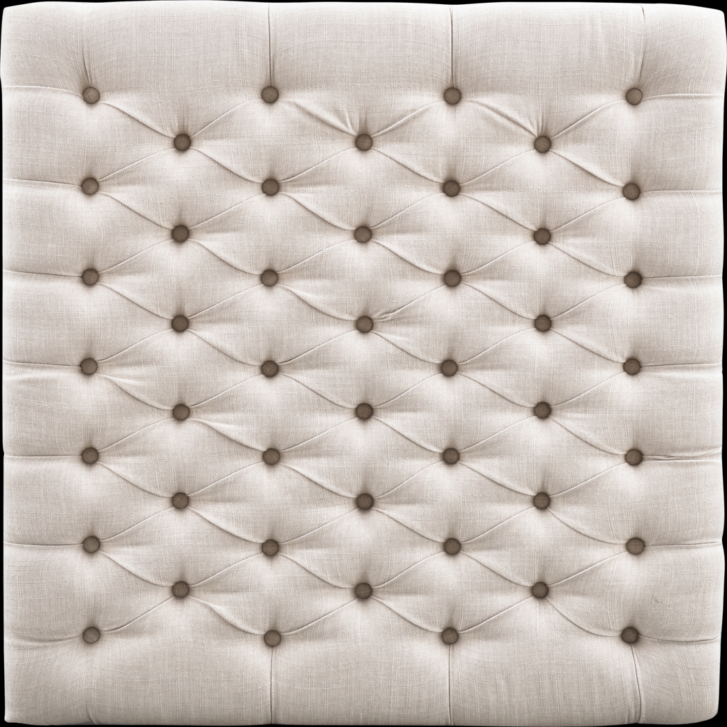 Pipestone Cream Cocktail Ottoman - Thumbnail - Image 5