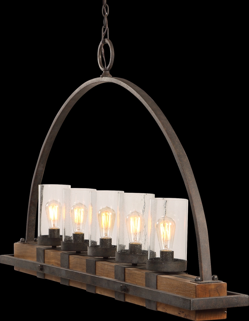 Piping Rock Bronze Chandelier - Thumbnail - Image 2