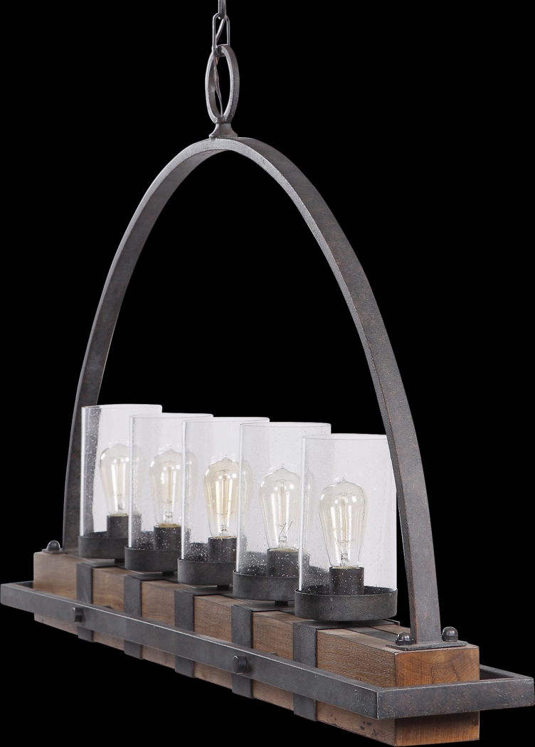 Piping Rock Bronze Chandelier - Thumbnail - Image 4