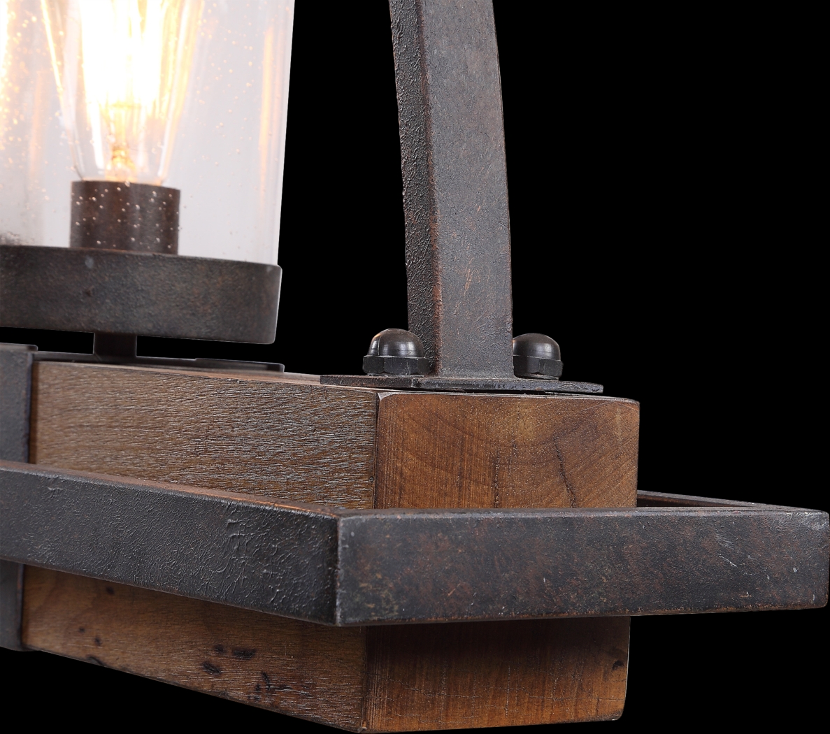 Piping Rock Bronze Chandelier - Thumbnail - Image 6