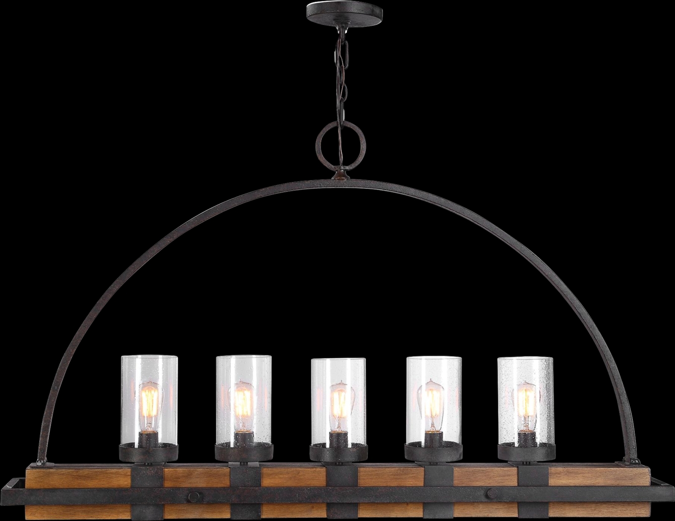 Piping Rock Bronze Chandelier - Thumbnail - Image 1