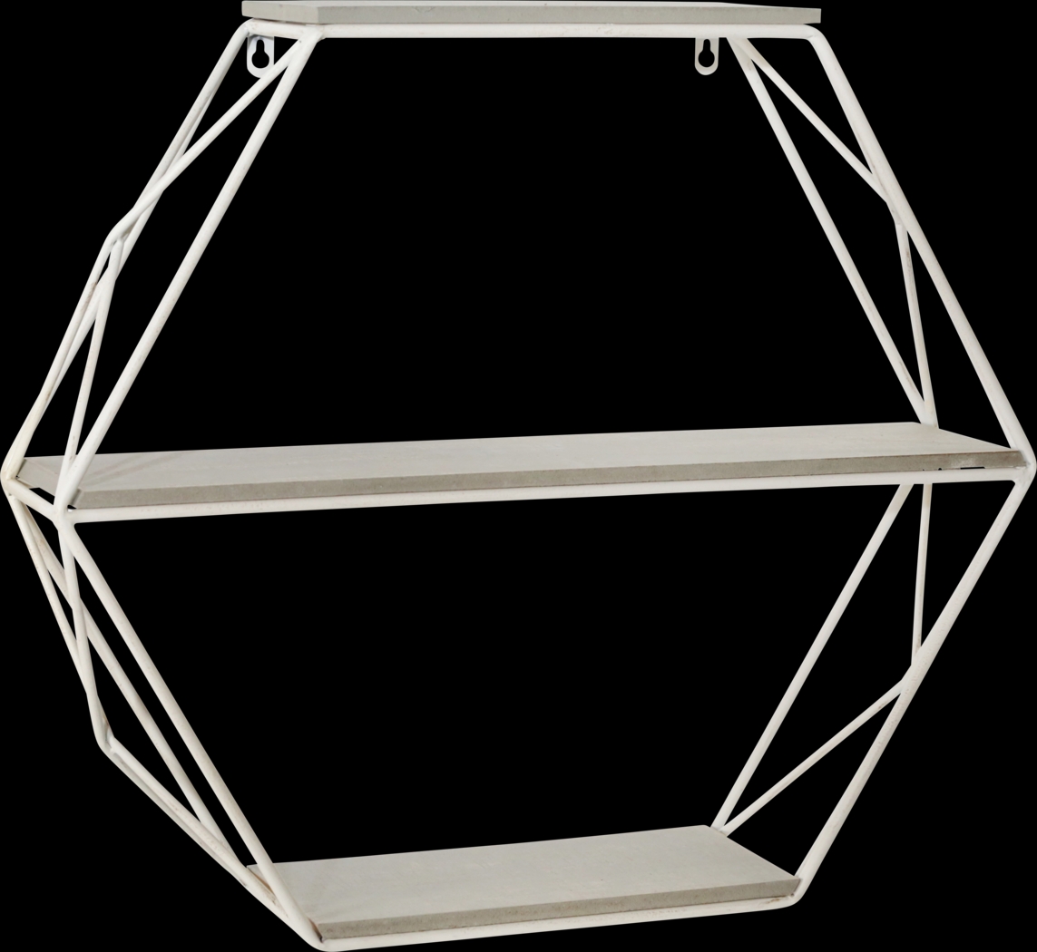 Pirola Gray Wall Shelf - Thumbnail - Image 1