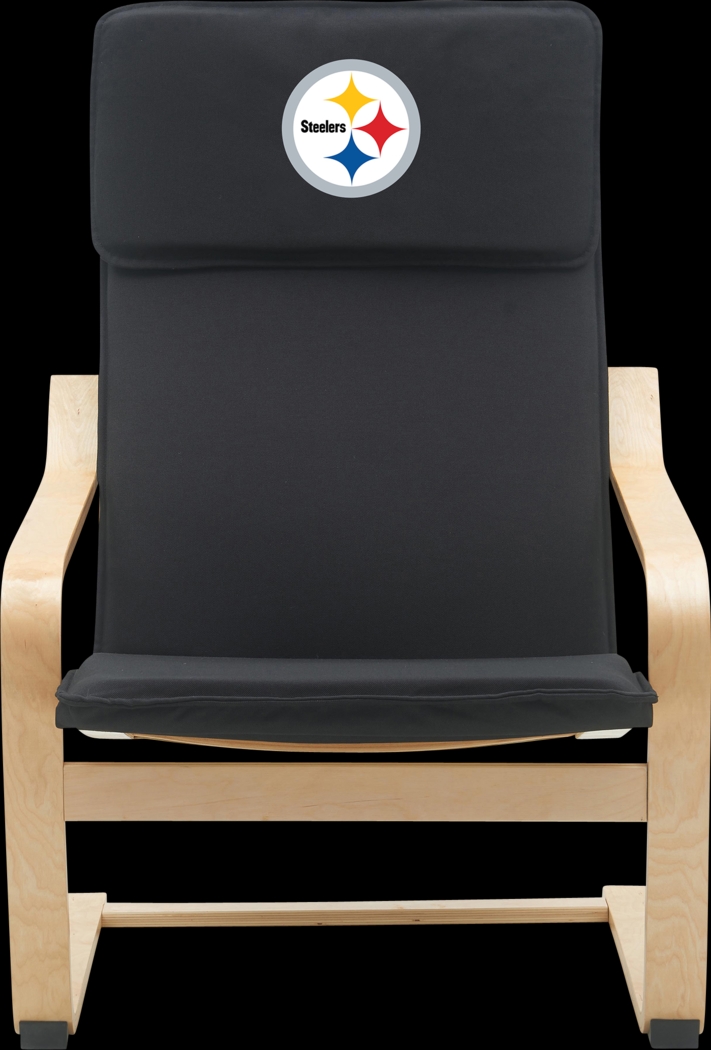 Pittsburgh Steelers Black Accent Chair - Thumbnail - Image 3