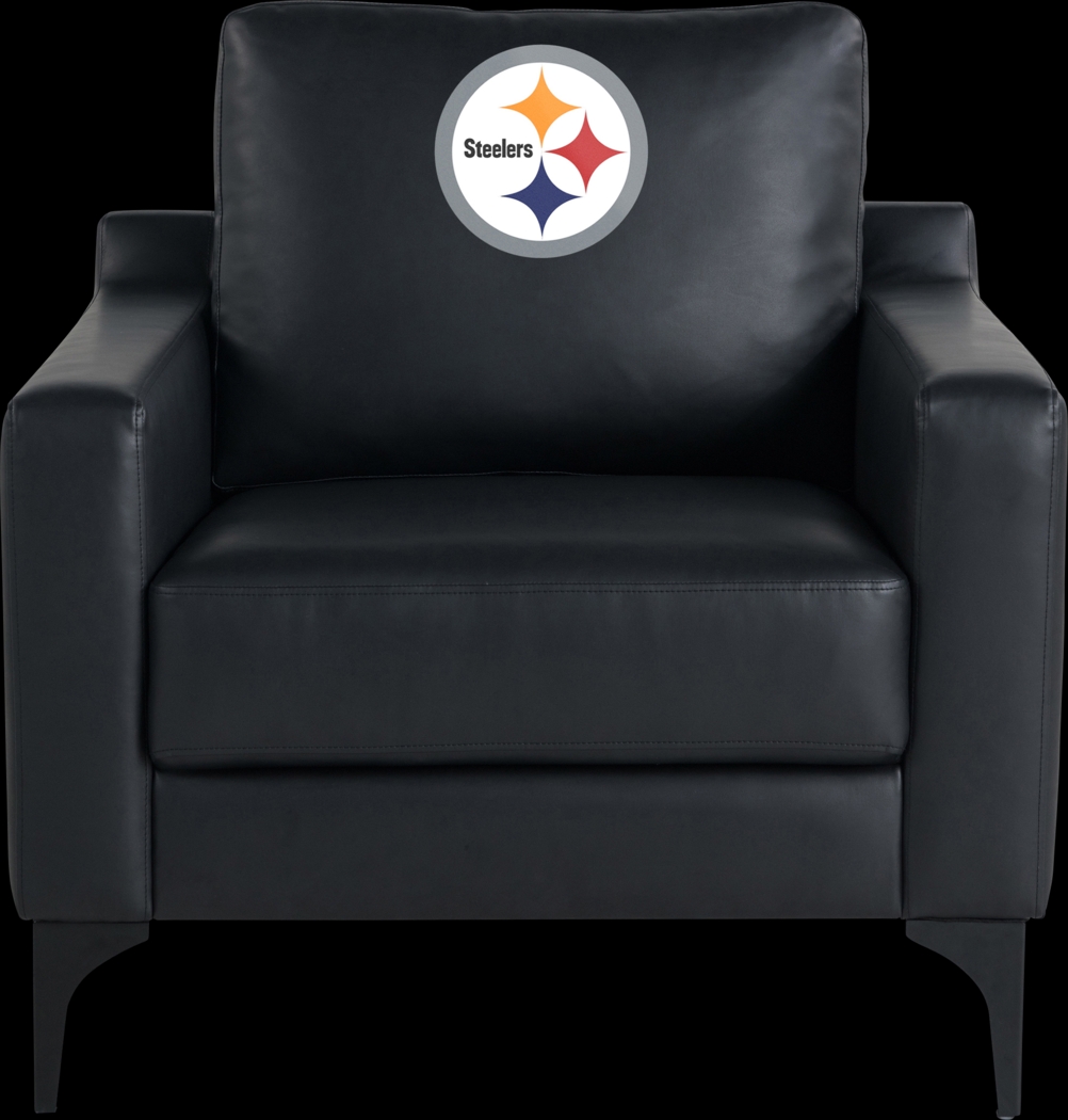 Pittsburgh Steelers Black Accent Chair - Thumbnail - Image 3