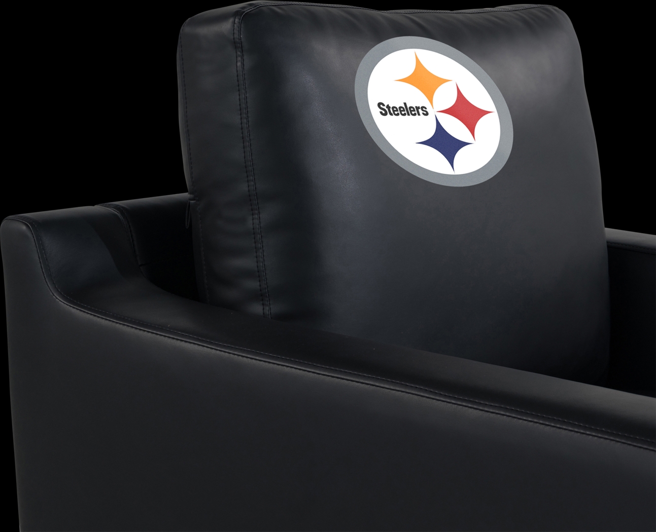 Pittsburgh Steelers Black Accent Chair - Thumbnail - Image 5