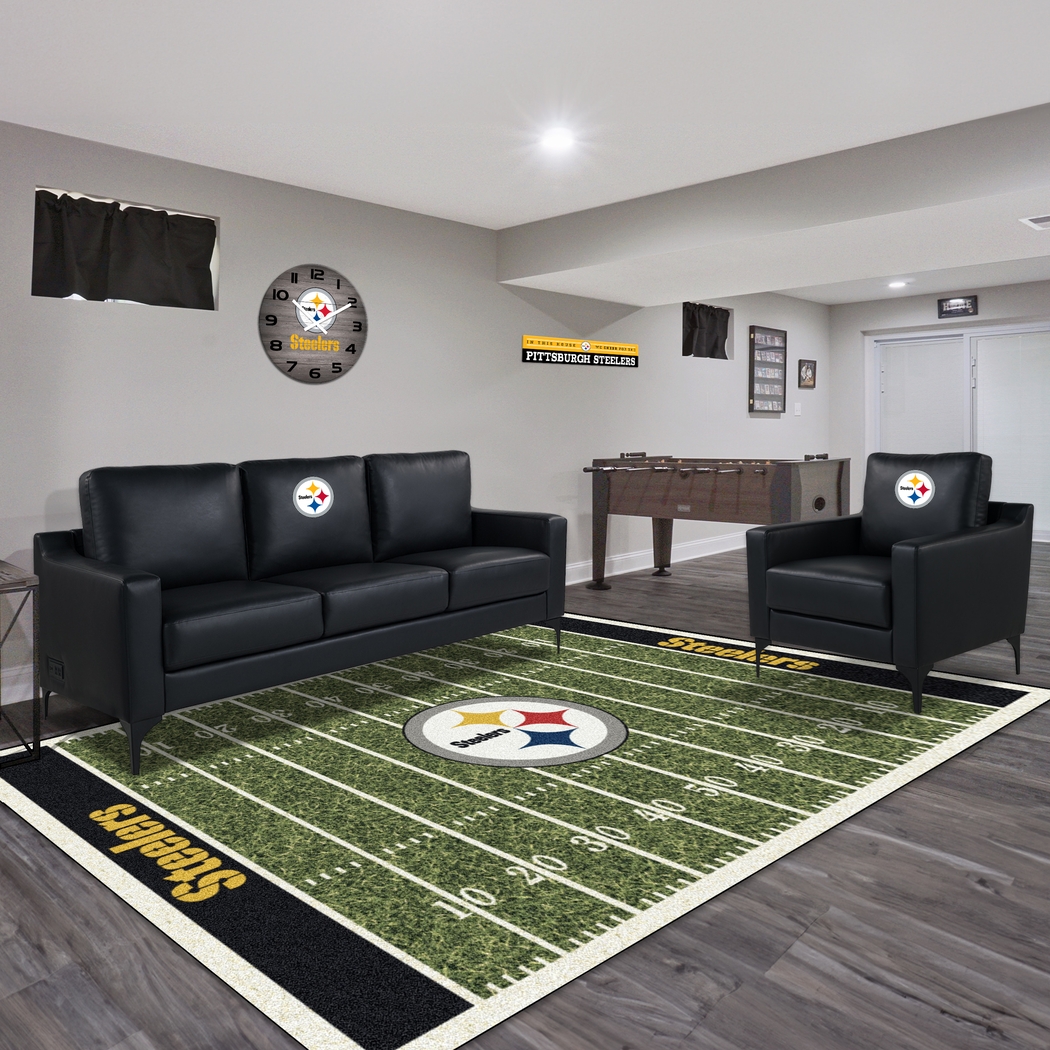 Pittsburgh Steelers Black Accent Chair - Thumbnail - Image 7