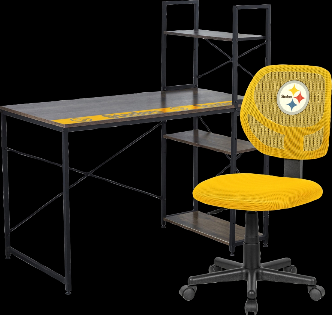 Pittsburgh Steelers Desk and Chair Set - Thumbnail - Image 1