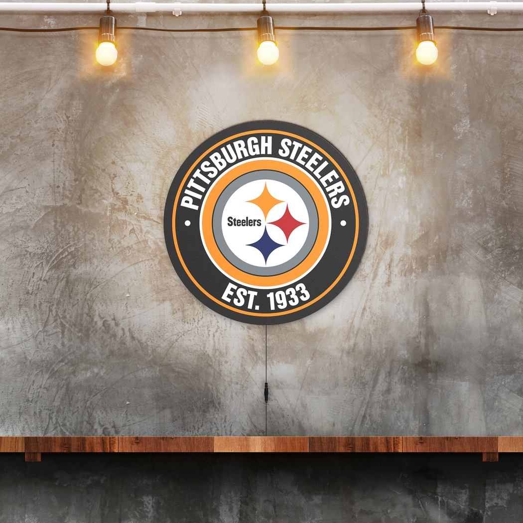 Pittsburgh Steelers LED Wall Decor - Thumbnail - Image 2