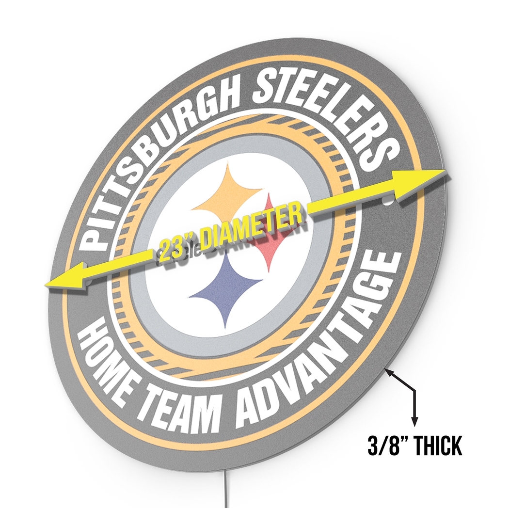 Pittsburgh Steelers LED Wall Decor - Thumbnail - Image 7