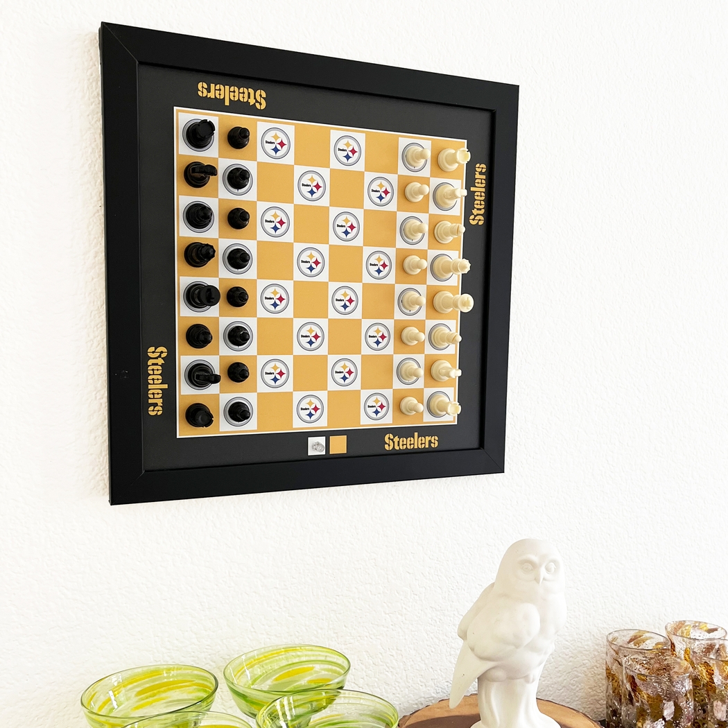 Pittsburgh Steelers Wall Chess Set - Thumbnail - Image 2