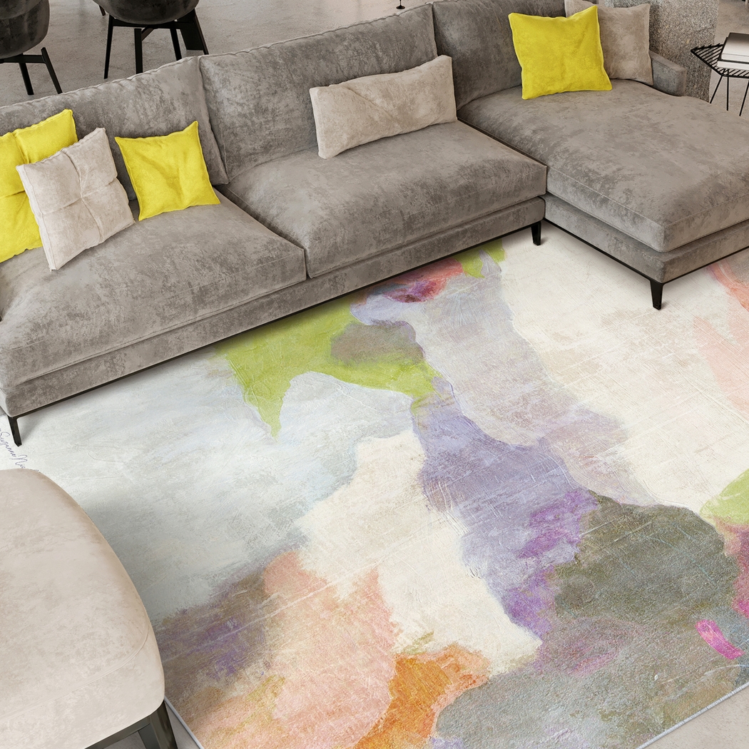 Pivoine Gray 7'7 x 10'5 Rug - Thumbnail - Image 3