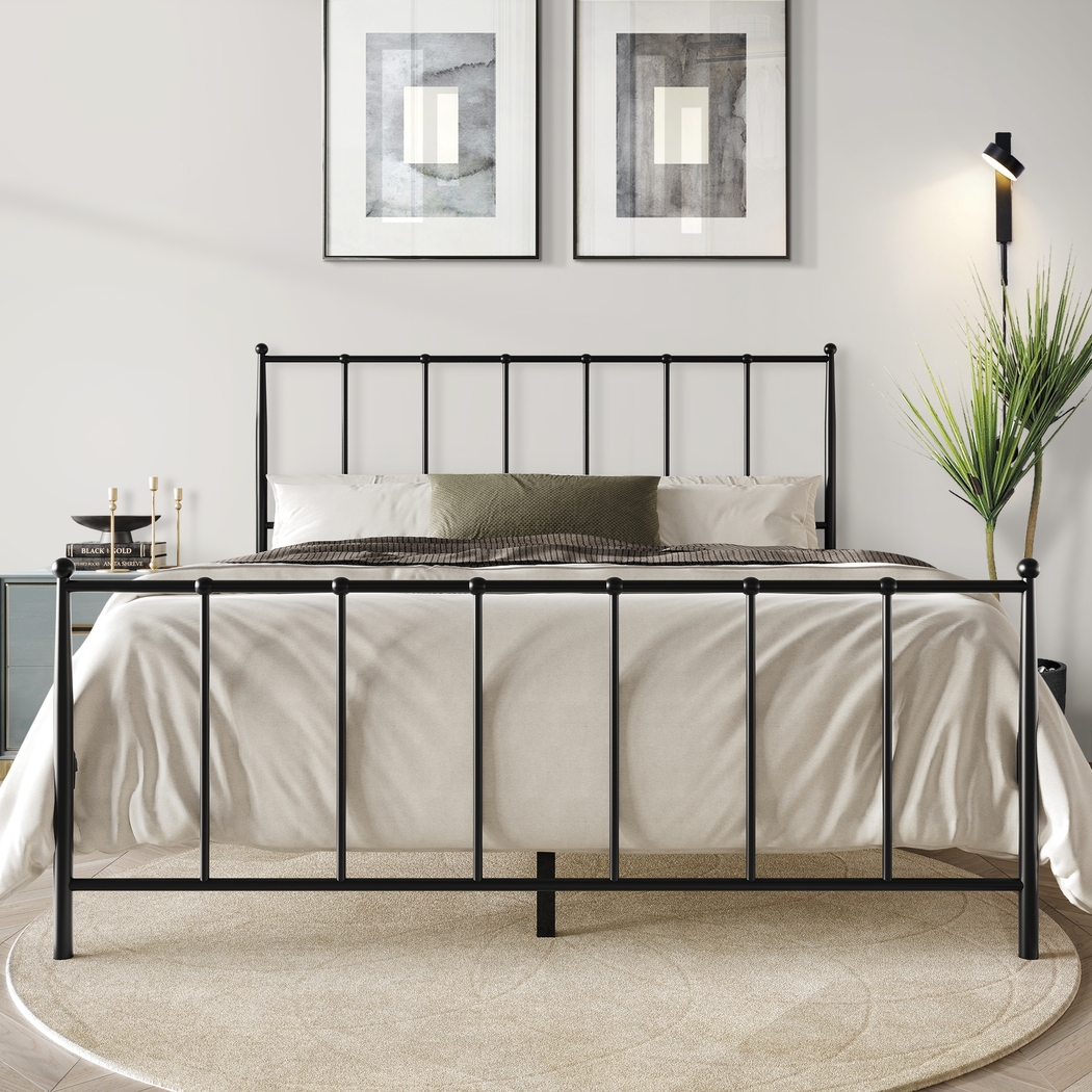 Pixelfly Black Queen Bed - Thumbnail - Image 2