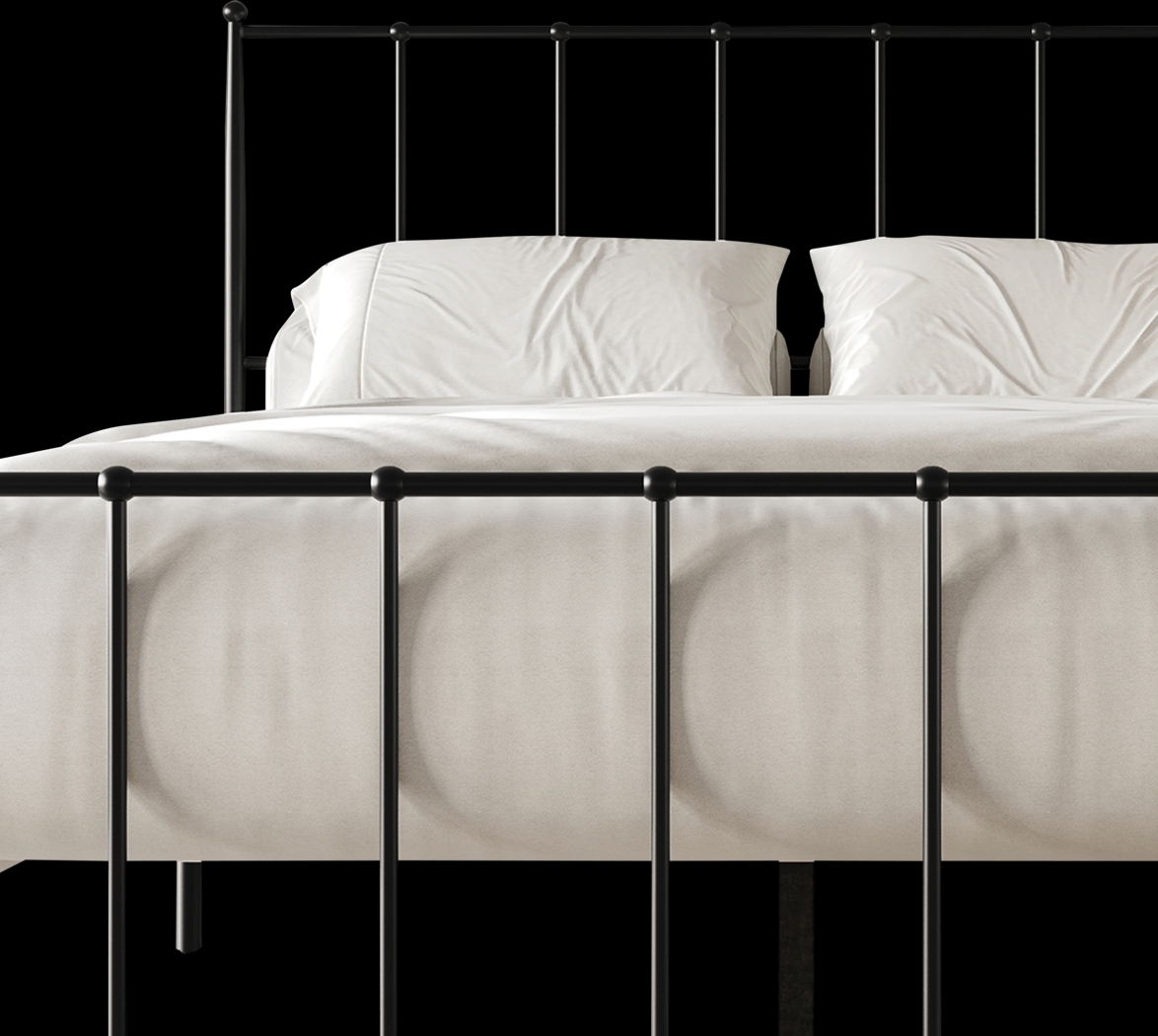 Pixelfly Black Queen Bed - Thumbnail - Image 4