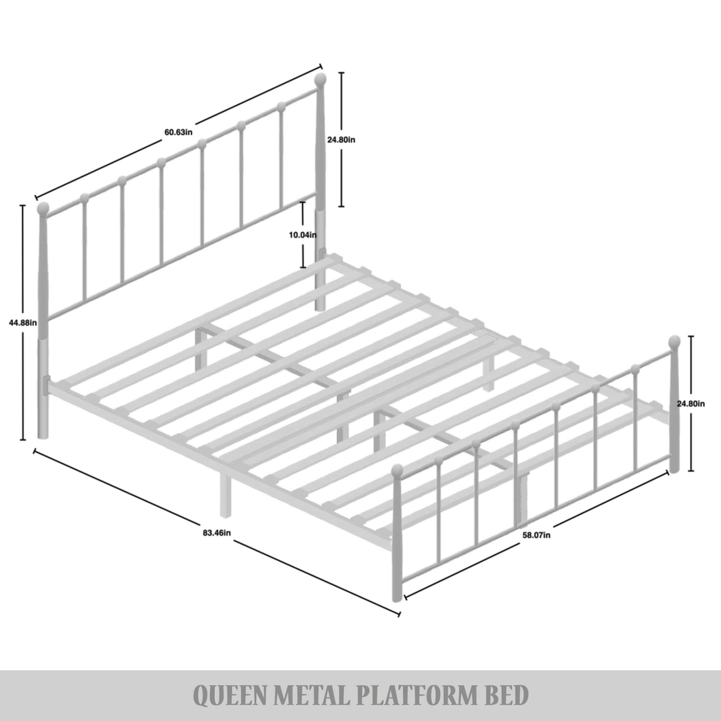 Pixelfly Black Queen Bed - Thumbnail - Image 7
