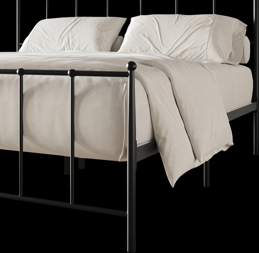 Pixelfly Black Twin Bed - Thumbnail - Image 5