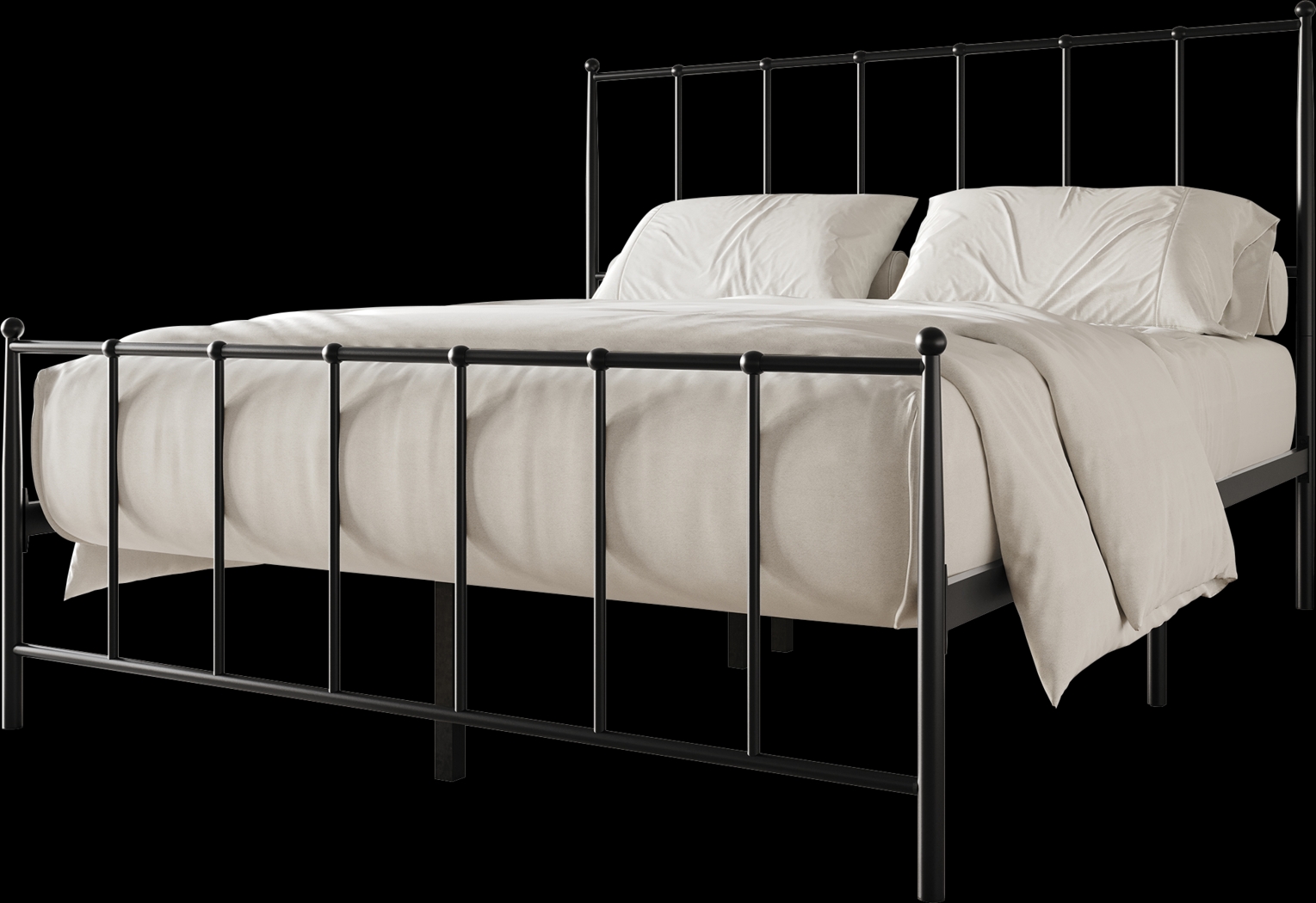 Pixelfly Black Twin Bed - Thumbnail - Image 1