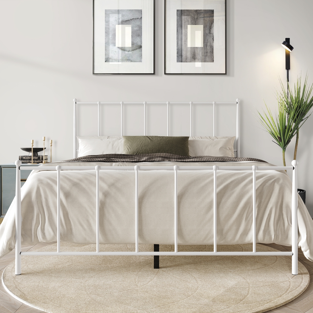 Pixelfly White Queen Bed - Thumbnail - Image 2