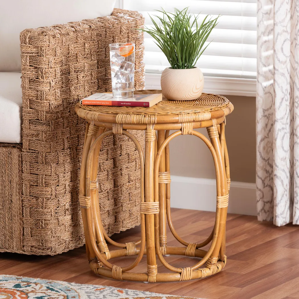 Pixelshow Natural End Table - Thumbnail - Image 2