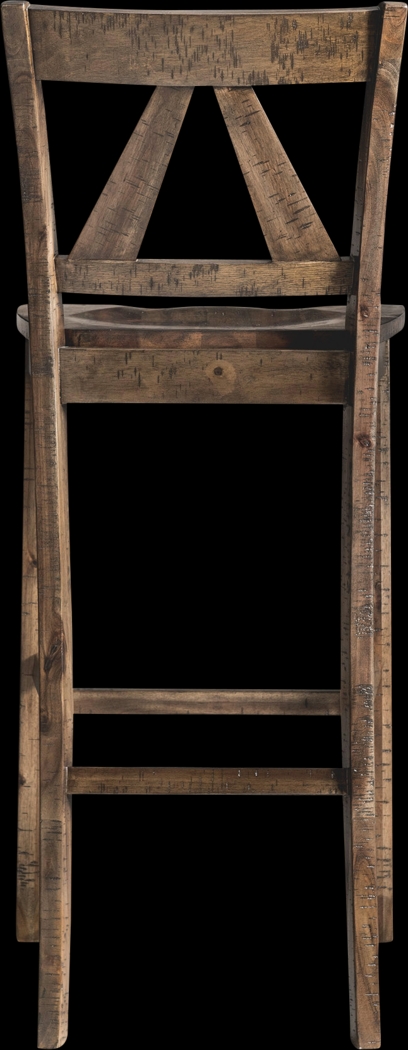 Pixystem Walnut Barstool, Set of 2 - Thumbnail - Image 3