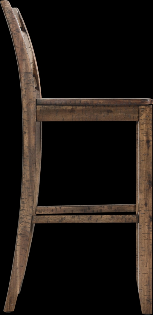 Pixystem Walnut Barstool, Set of 2 - Thumbnail - Image 4