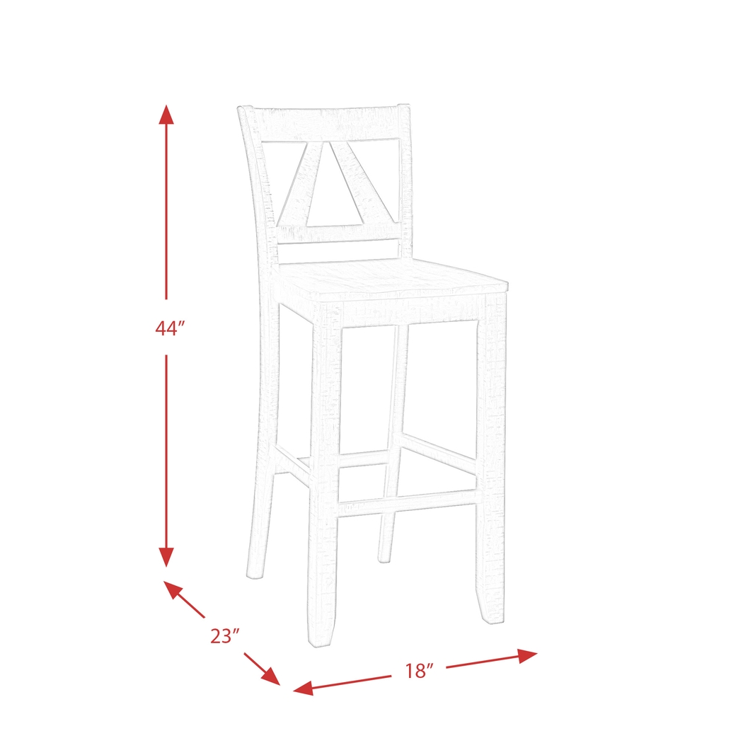 Pixystem Walnut Barstool, Set of 2 - Thumbnail - Image 7