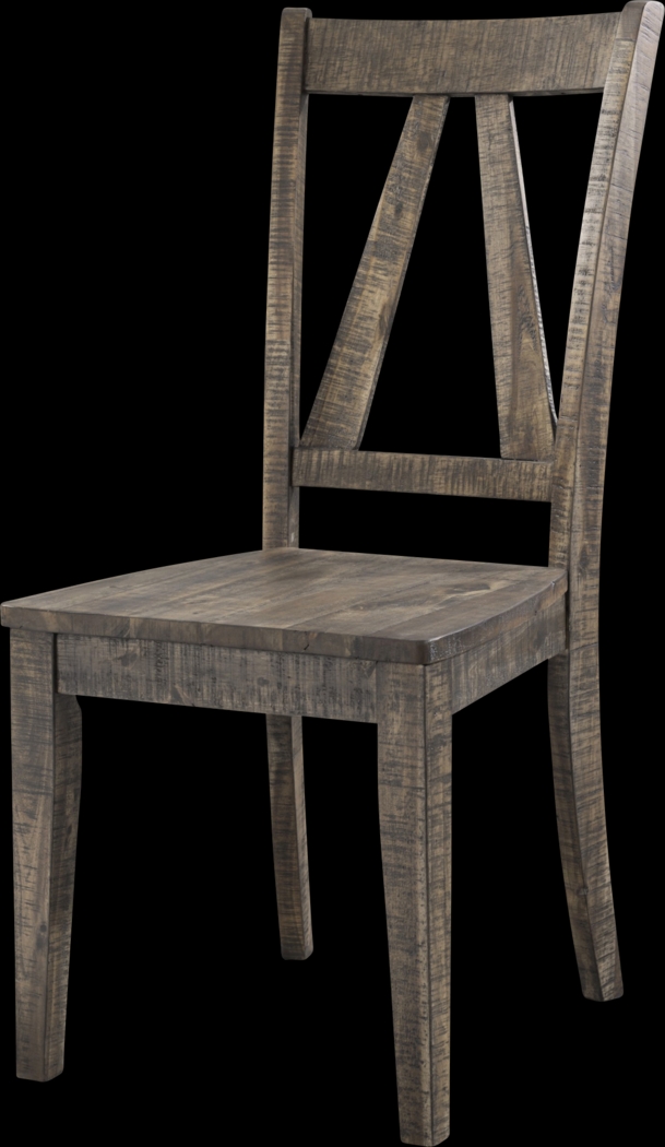 Pixystem Walnut Side Chair, Set of 2 - Thumbnail - Image 4