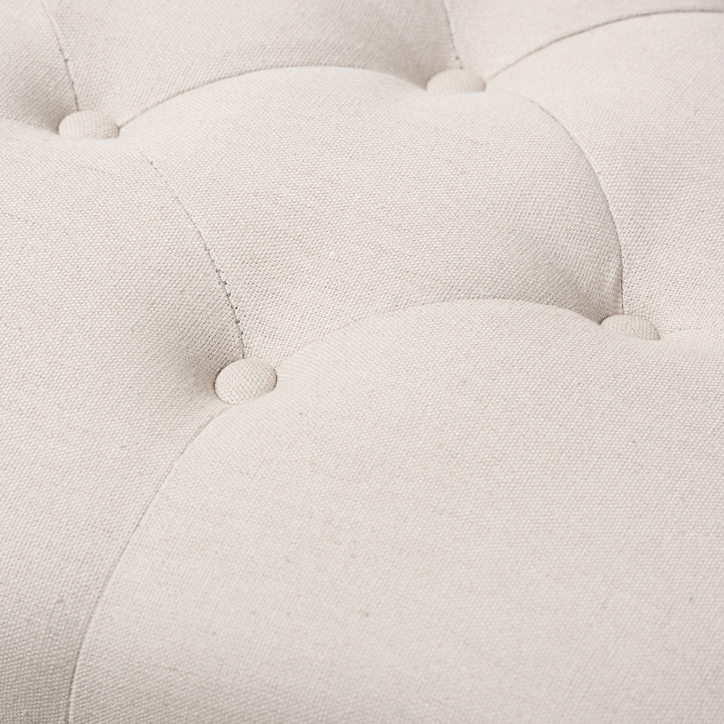 Pixystemsy Beige Accent Bench - Thumbnail - Image 8