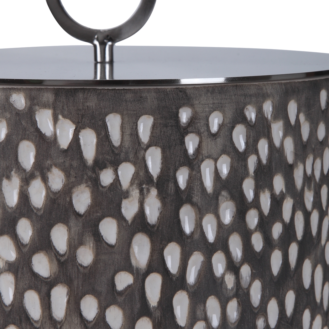 Pizano Gray Containers, Set of 2 - Thumbnail - Image 3