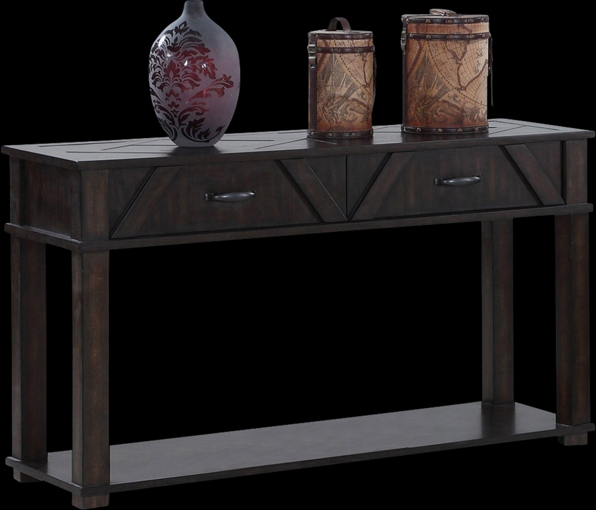 Pizzaro Brown Sofa Table - Thumbnail - Image 1