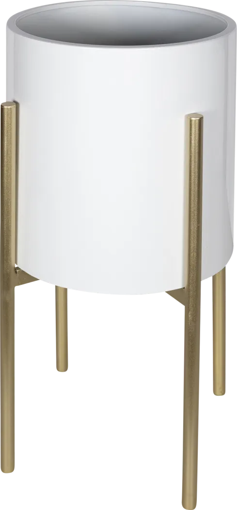 Plaag White Plant Stand - Thumbnail - Image 1