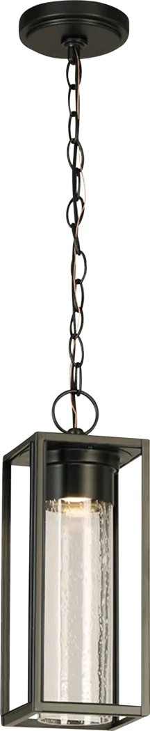 Placer Post Black Outdoor Pendant - Thumbnail - Image 1