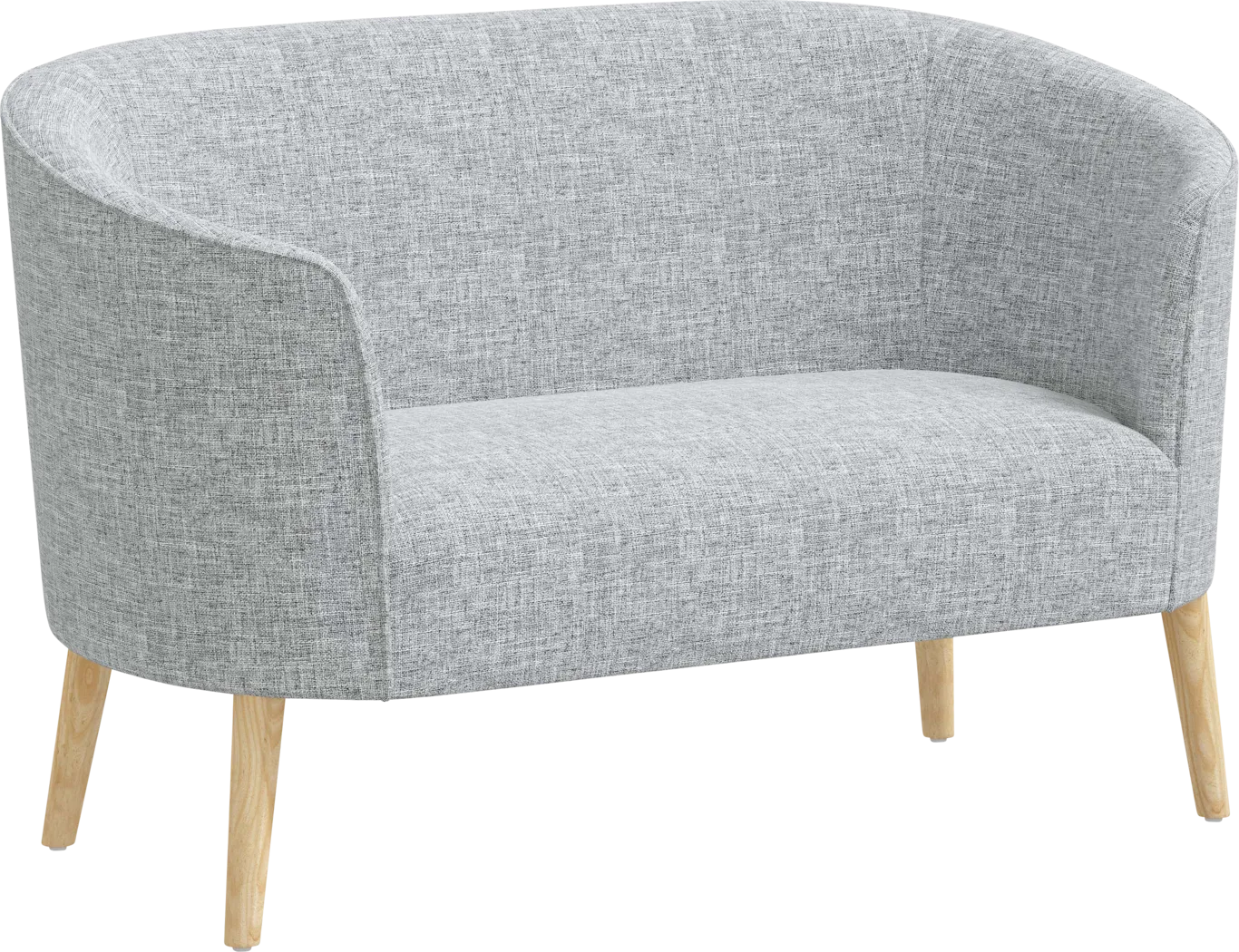 Pladson I Light Gray Settee - Thumbnail - Image 1