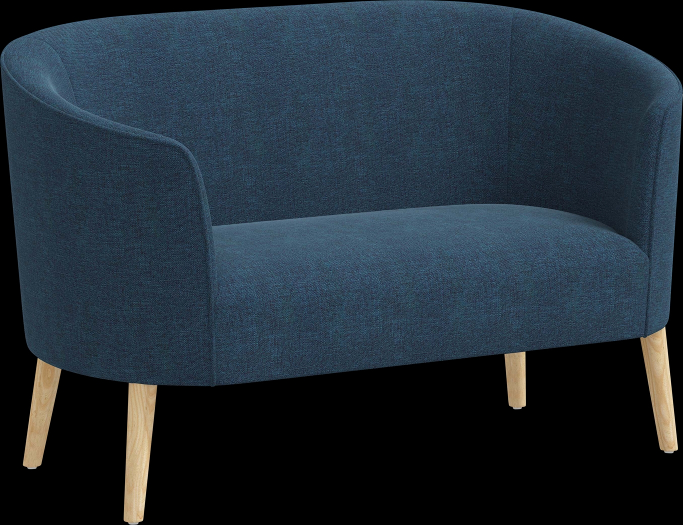 Pladson I Navy Settee - Thumbnail - Image 1