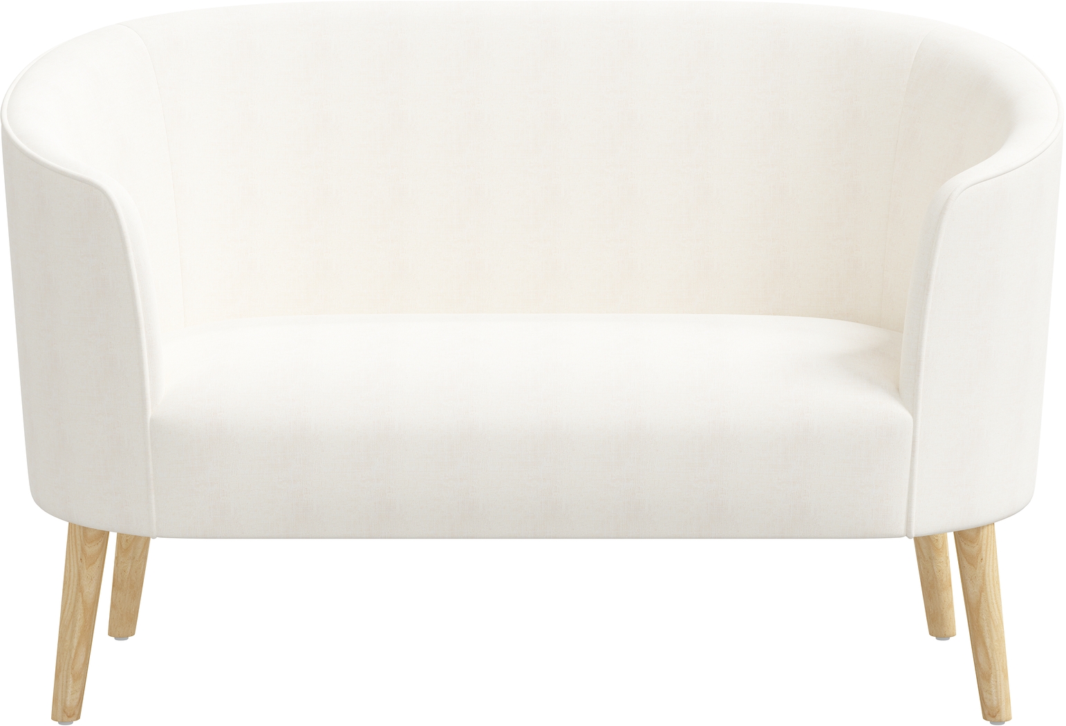 Pladson I White Settee - Thumbnail - Image 2