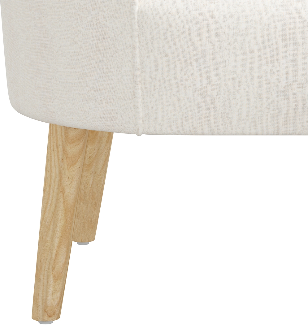 Pladson I White Settee - Thumbnail - Image 5