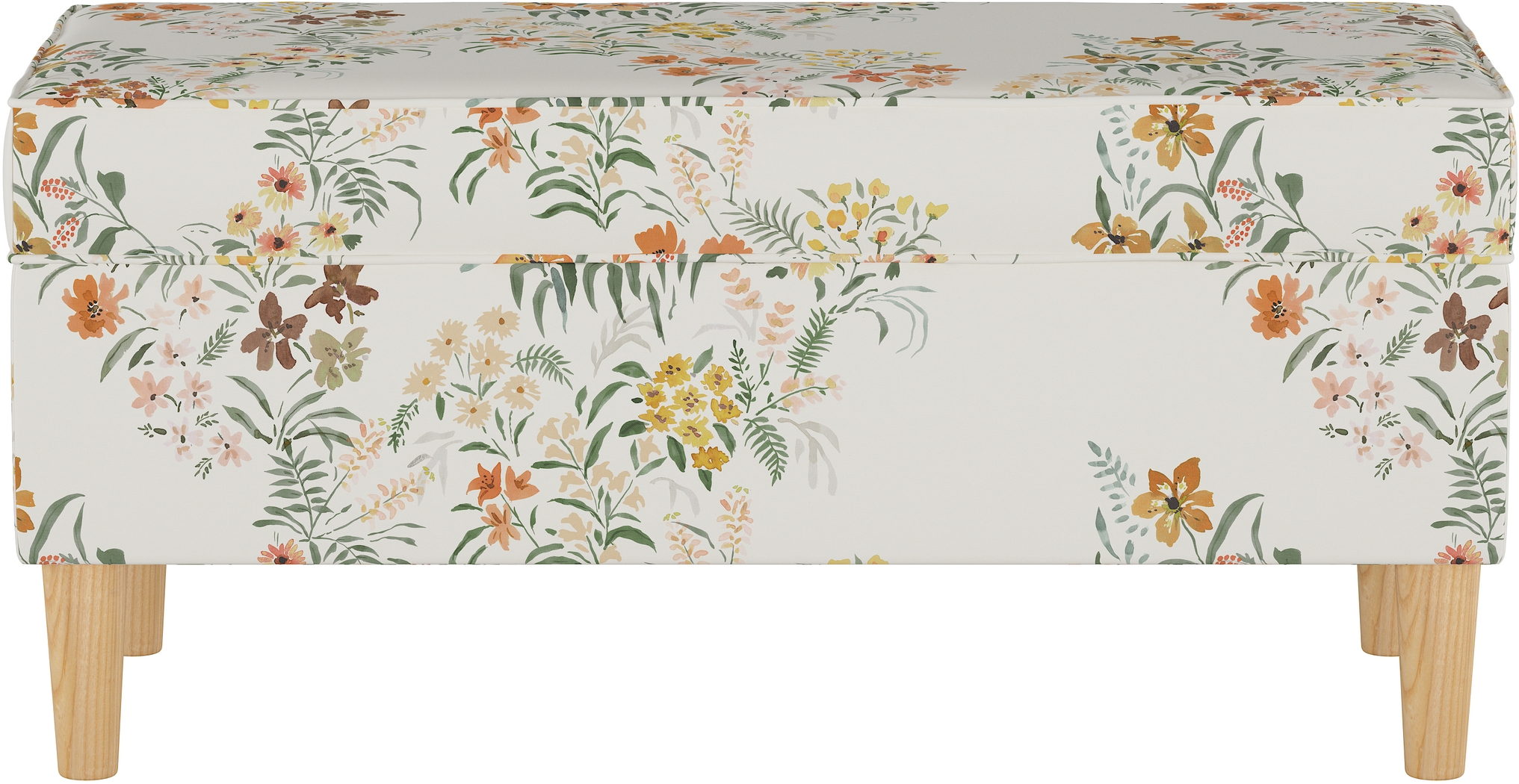 Pladson II Cream Storage Bench - Thumbnail - Image 2