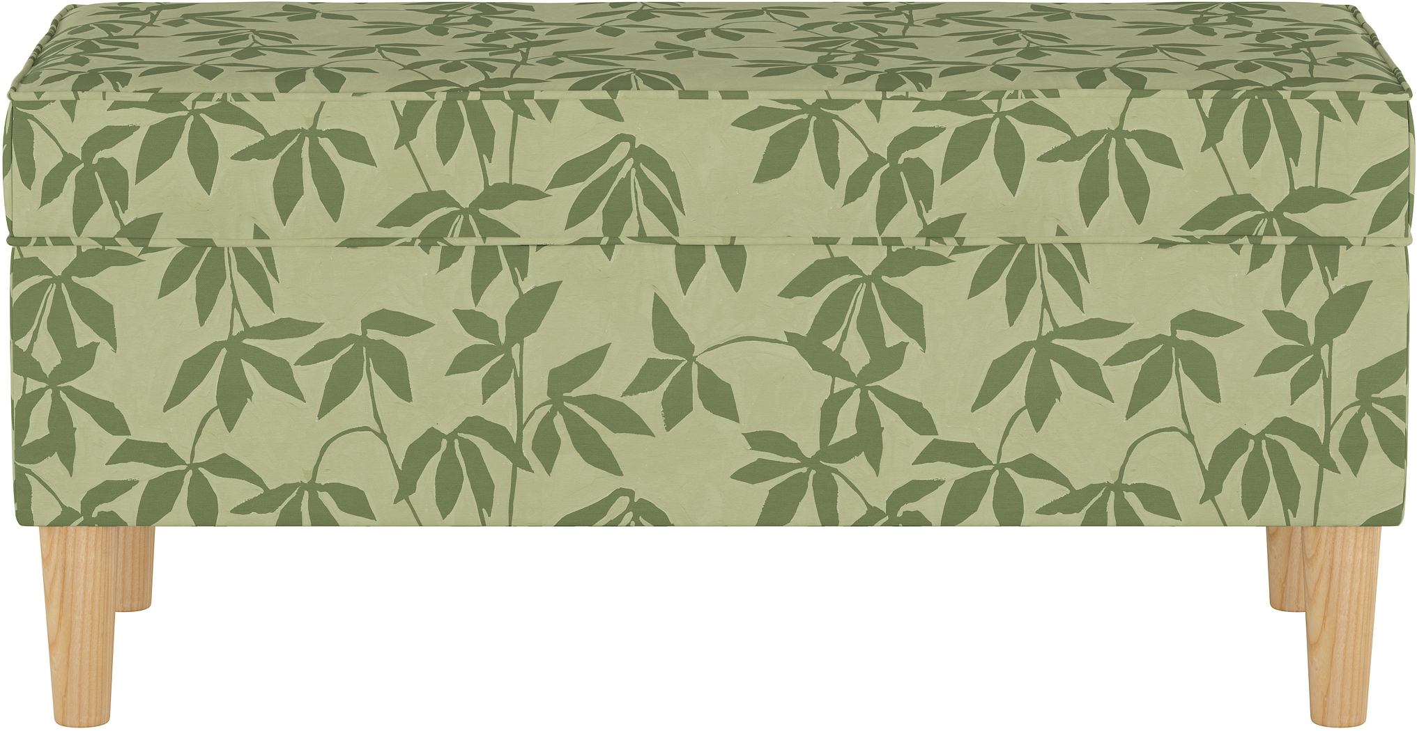 Pladson II Light Green Storage Bench - Thumbnail - Image 2