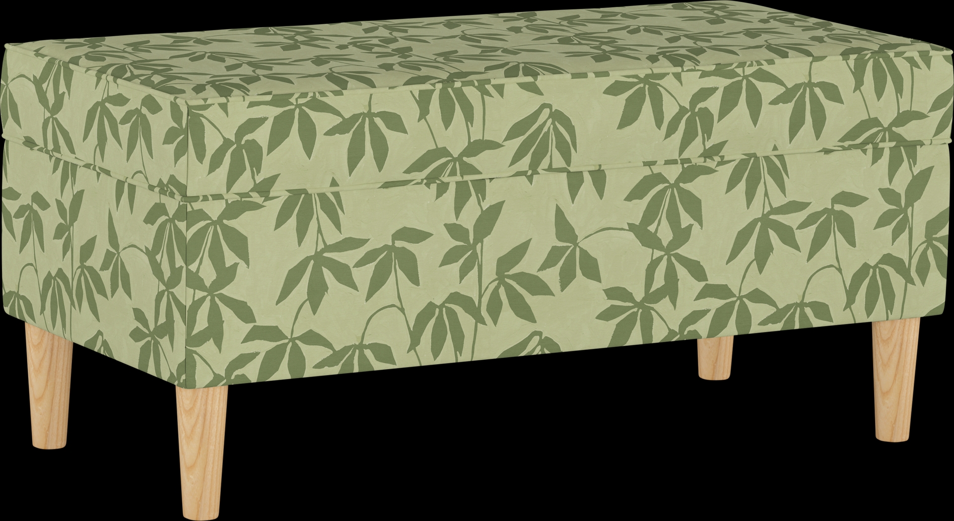 Pladson II Light Green Storage Bench - Thumbnail - Image 1