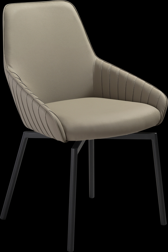 Plaher Gray Arm Chair, Set of 2 - Thumbnail - Image 3