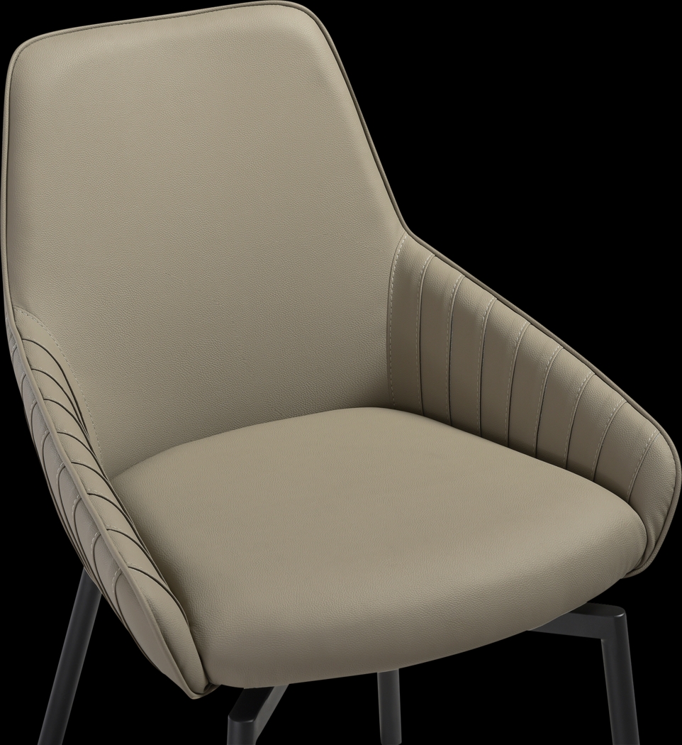 Plaher Gray Arm Chair, Set of 2 - Thumbnail - Image 7