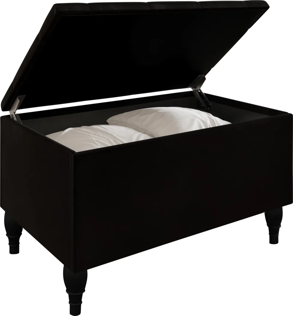 Plaisend Black King Bed - Thumbnail - Image 7