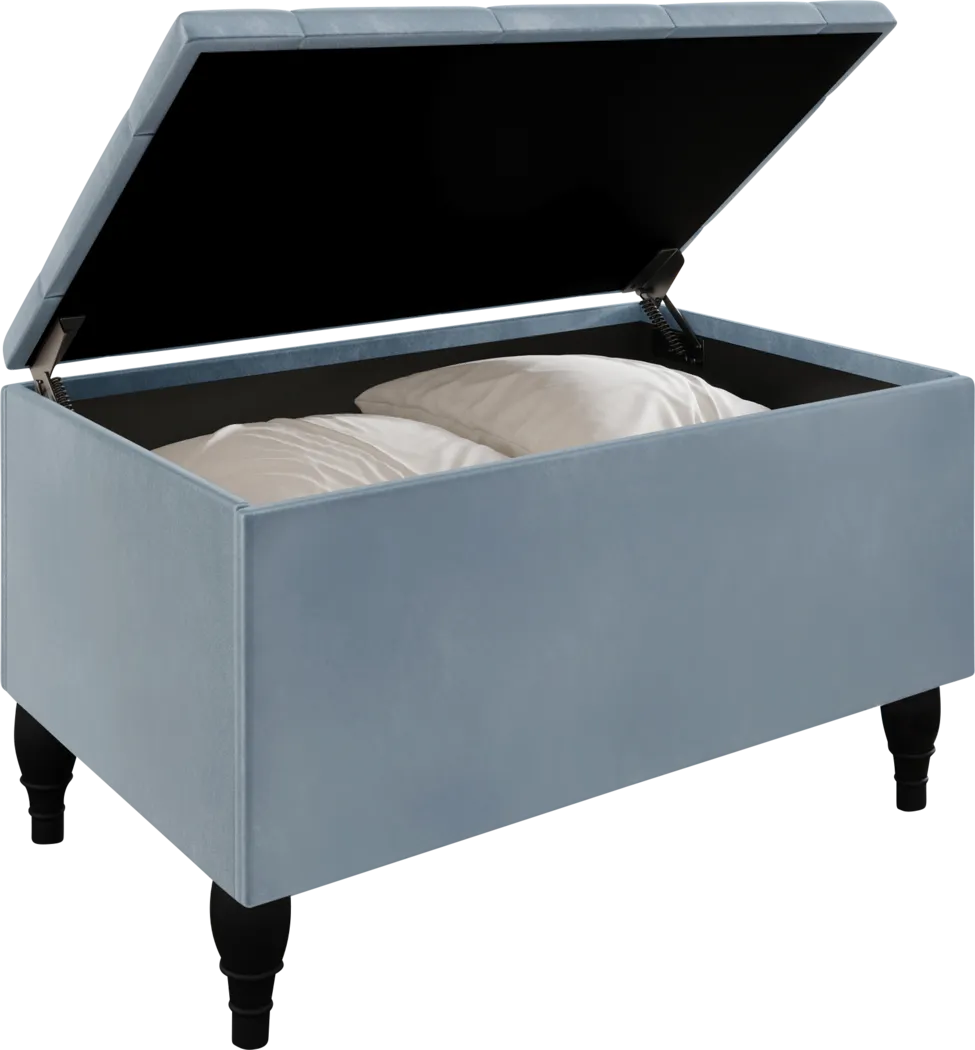 Plaisend Light Blue Full Bed - Thumbnail - Image 6